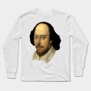 William Shakespeare: The Head of English Theatre Long Sleeve T-Shirt